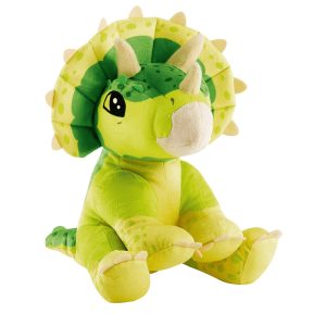 TRICERATOPS- Peluche Scaldacuore Riscaldabile in Microonde con Sfere di Argilla