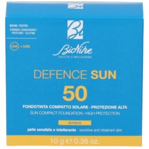Defence Sun SPF50 Fondotinta Compatto Solare Ambra 10g