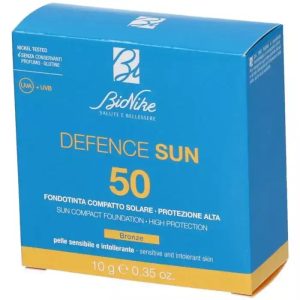 Defence Sun SPF50 Fondotinta Compatto Solare Bronzo 10 g